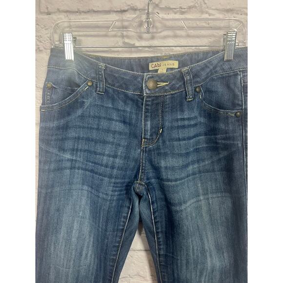 CAbi Bootcut Jeans Style #881L Medium Wash Size 4 - Picture 2 of 7